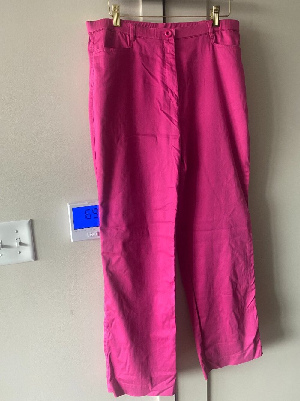 For Tall People Bright Pink Summer Pants Size 10